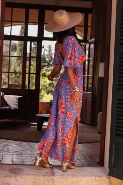 Discount Robe Hannah bleue Robes