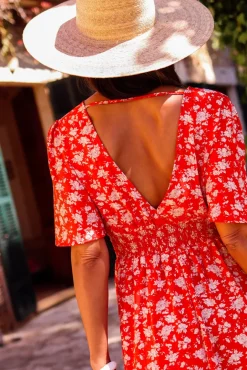 Online Robe Jill rouge Robes