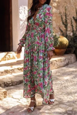 Cheap Robe longue Gabriela à fleurs Robes