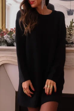 Cheap Robe pull Amaé noire Robes