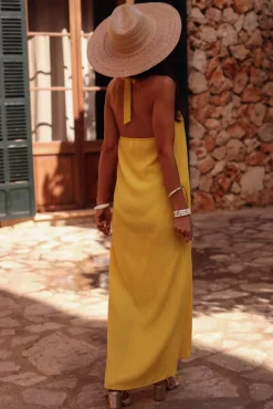 Fashion Robe Roma jaune Robes