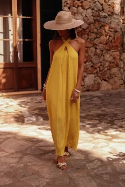 Fashion Robe Roma jaune Robes
