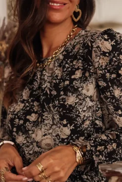 Best Sale Robe Rosalia noir Robes