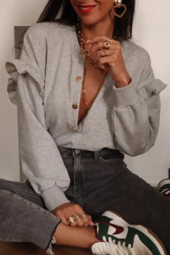 Flash Sale Sweat Harper gris Sweats|Pulls