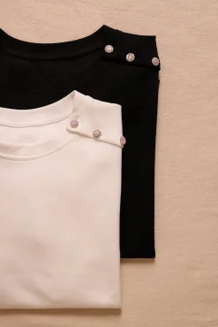Online Tee-shirt Côme noir Tee-shirts
