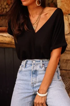 Online Tee-shirt Diane noir Tee-shirts