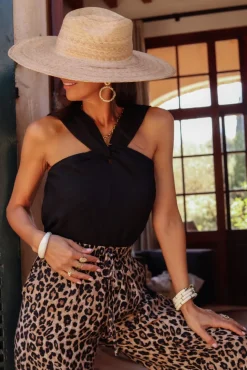 Fashion Top Palma noir Tops