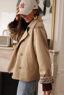 Discount Trench court Hugo Vestes