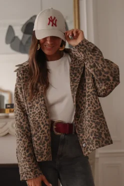 Clearance Veste Malone leopard Vestes
